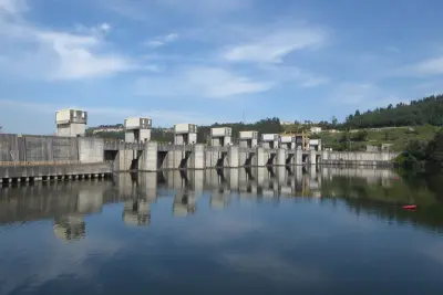 Stausee Crestuma-Lever