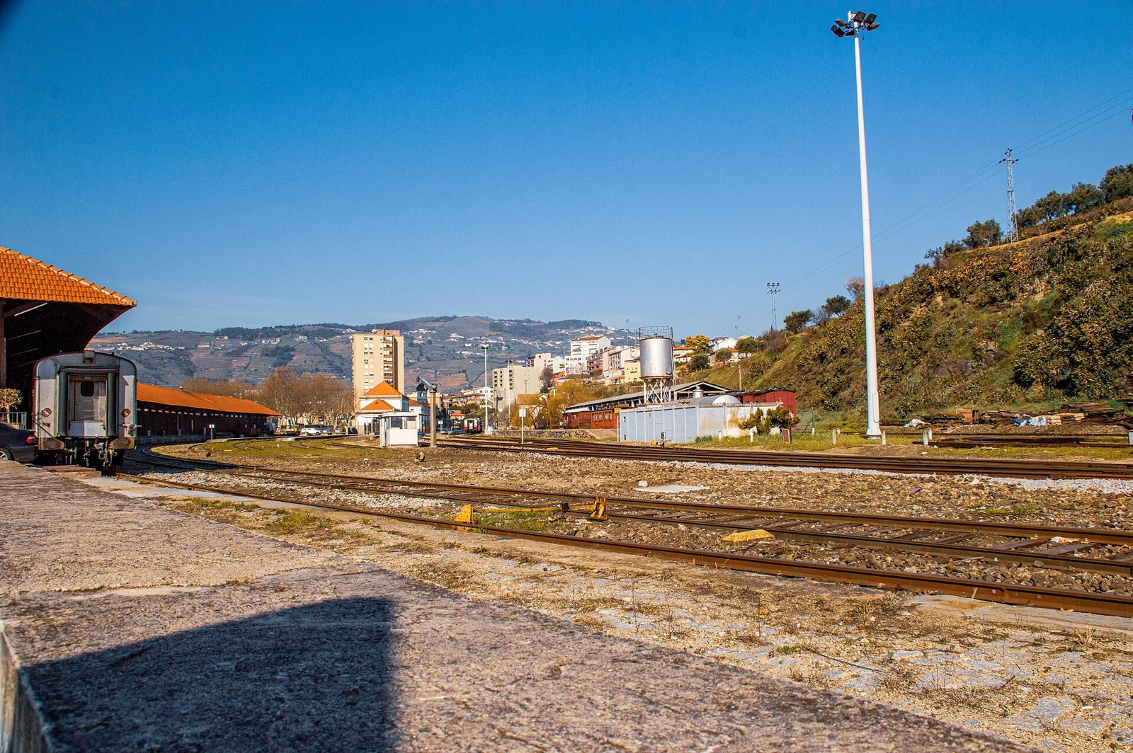 Estação da Régua vista da plataforma