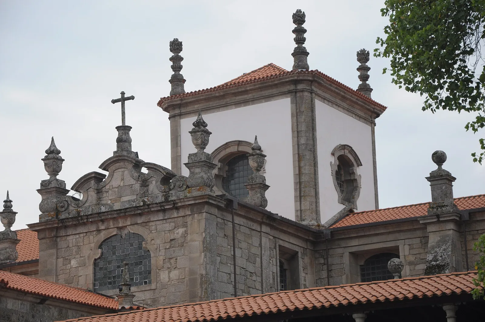 Apse and dome of Lamego Cathedral seen from outside